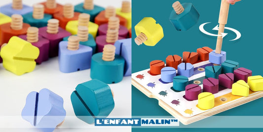 jeux éducatifs et planches montessori pour les enfants