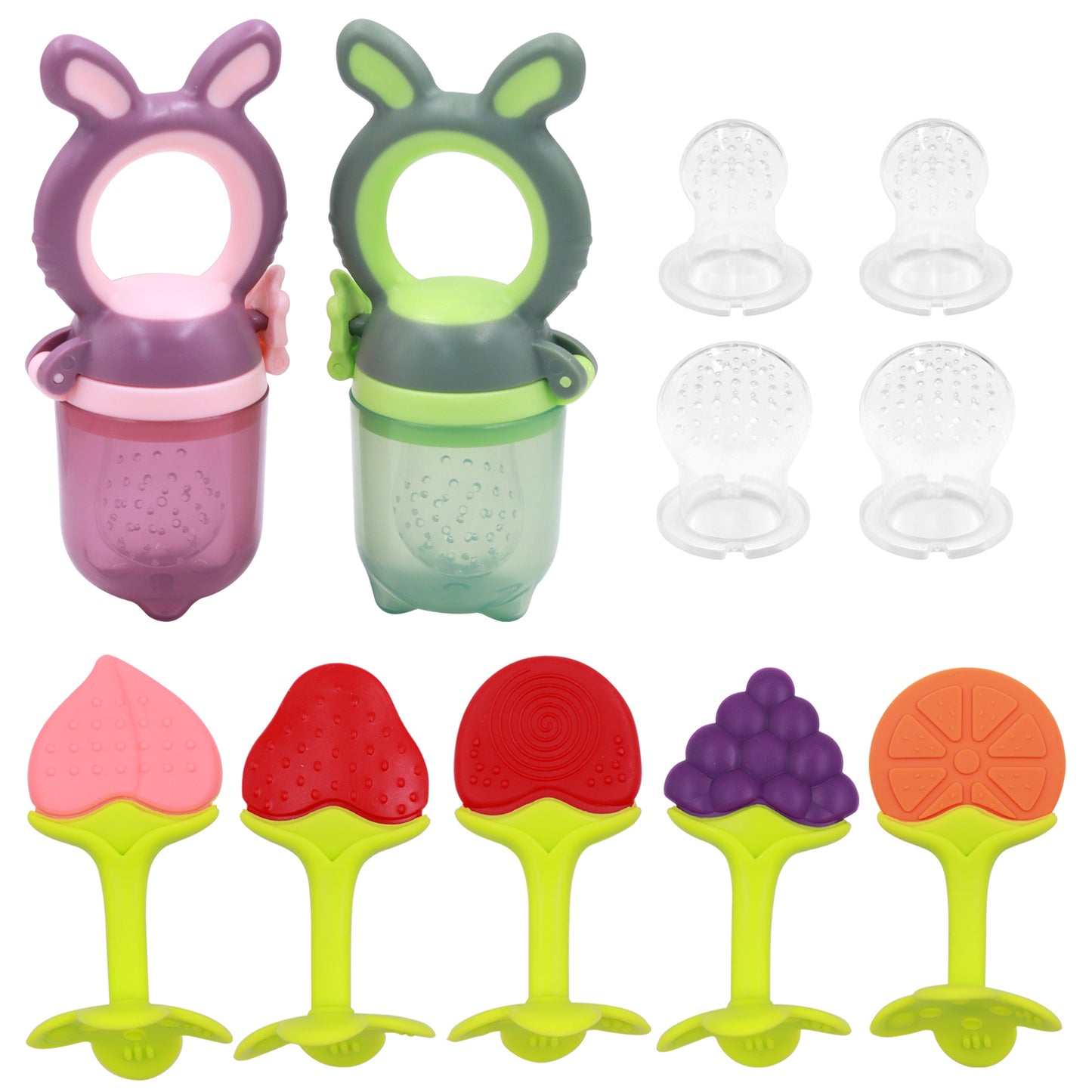 Sucette pour bébé, set de jeux en silicone - Une protection saine pour votre bébé !