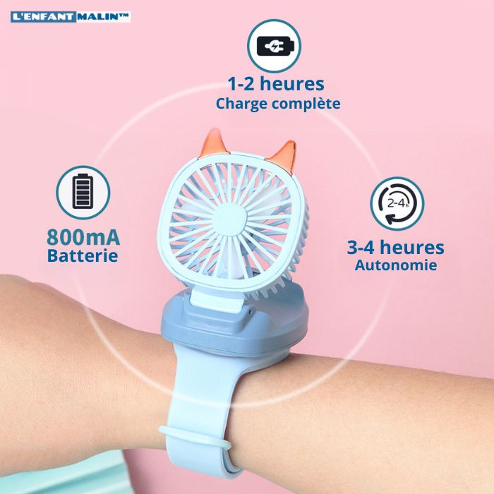 montre ventilateur enfant été 2025 accessoires enfant malin boutique
