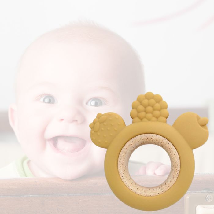 Anneau de dentition en bois - FruttieDent™