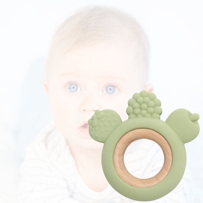 Anneau de dentition en bois - FruttieDent™