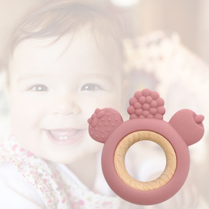 Anneau de dentition en bois - FruttieDent™