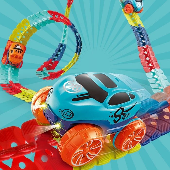 Circuit voiture enfant looping - circuit voiture jouet grande