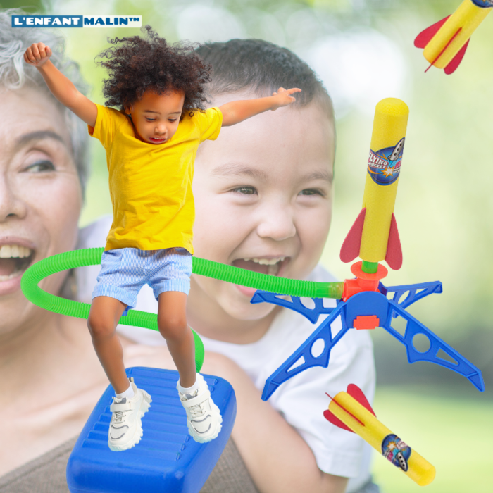 Jouet volant de fusée, jouets éducatifs à énergie inertielle pour  enfants,pour créative pour la famille préscolair