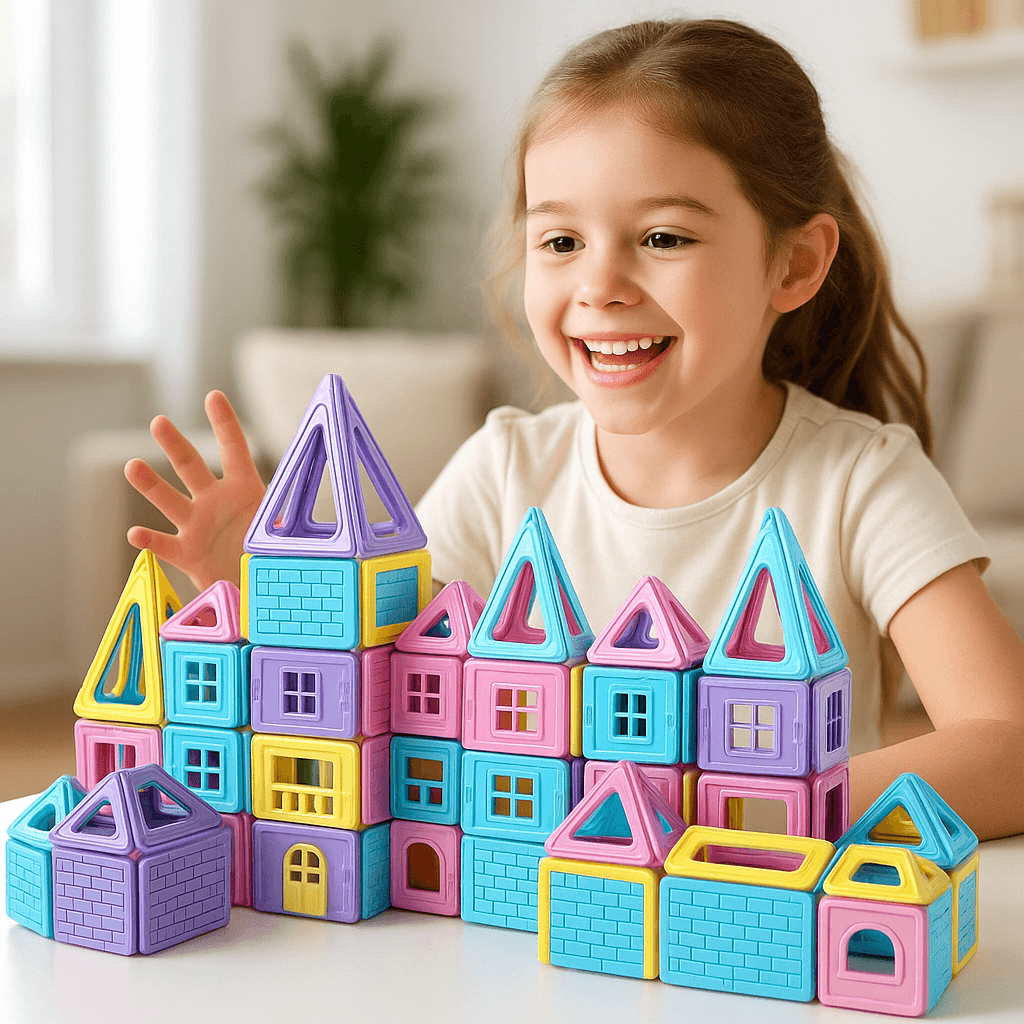 Jeu de construction magnétique - Jeu aimanté ChateauxReves™