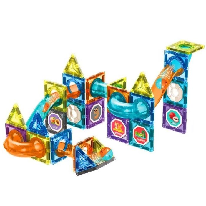 jeu de construction magnétique très coloré pour les enfants à partir de 4 ans jeux aimantés