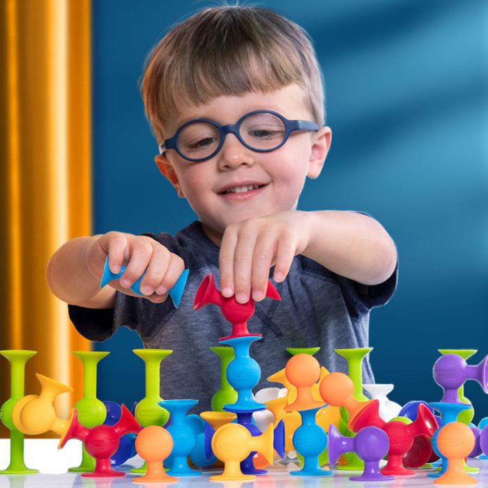 L'Enfant Malin - Jeux de construction avec ventouses - Le jeu
