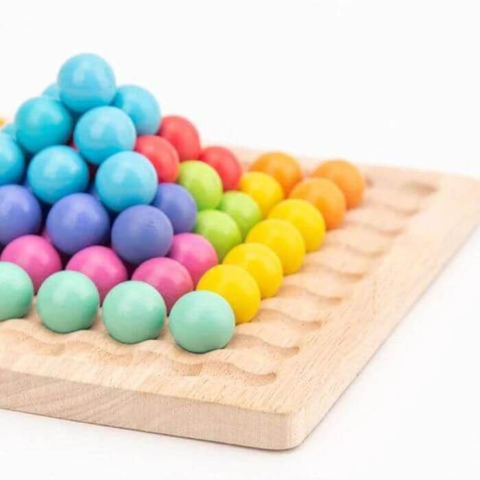 jeu creatifs pour enfant jeu créatifs enfant créativité imagination dexterité enfant developpement manipulation organisation bille colorés