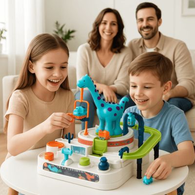 jouet-dinosaure-en-famille