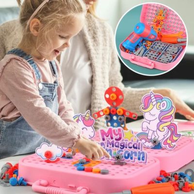 FunnyBrico™ - Mallette de bricolage enfant transportable