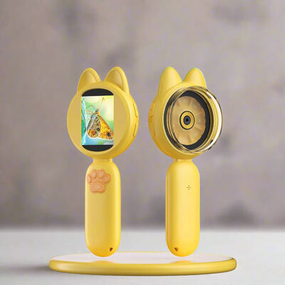 microscope enfant portable au design chat