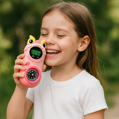 talkie walkie enfant rose pour petite fille