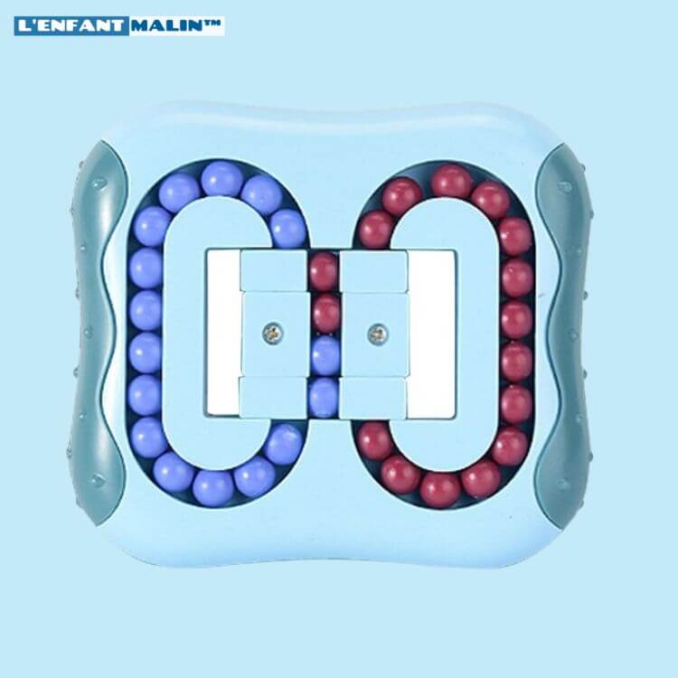 Fidgets toys casse tête anti-stress de couleur bleu pour enfants et adultes