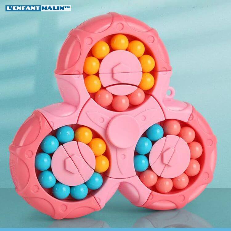 spinner fidget toys couleur rose jouet anti stress et stratégique boutique l'enfant malin
