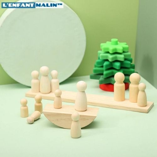 Jeu d'équilibre en bois - Matériel Montessori - jeux éducatif éveil enfant