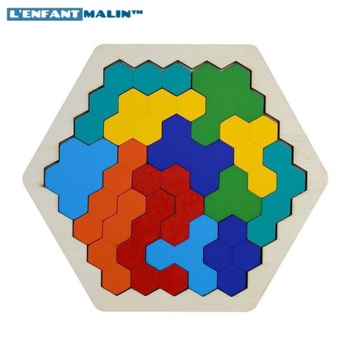 puzzle tangram multicouleur casse tete chinois en bois casse tete bois casse tete en bois puzzle adulte bois puzzle tangram montessori