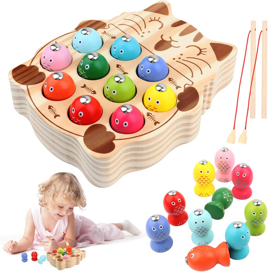 Jeu de pêche – FishyFun™ attrape-poissons Montessori