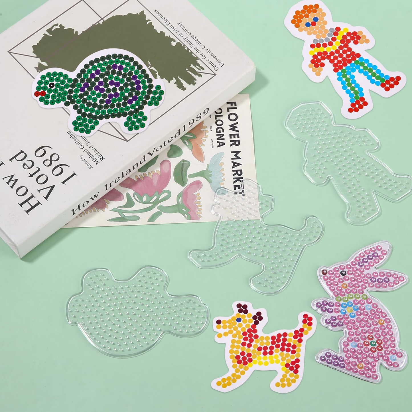 Zhufas Lot de 15 Plaque Perle a Repasser