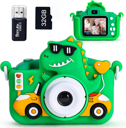 appareil photo enfant vert 