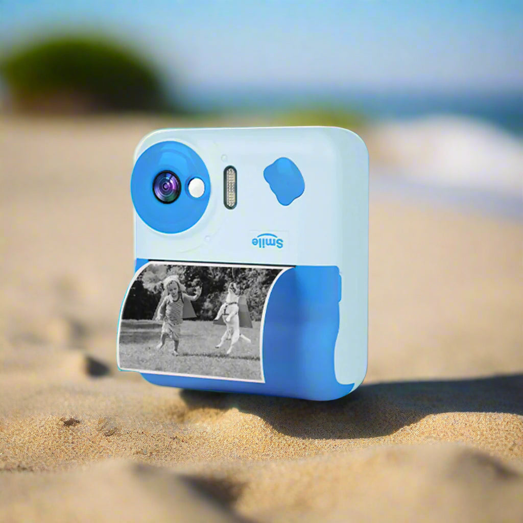 appareil photo enfant vacance mer