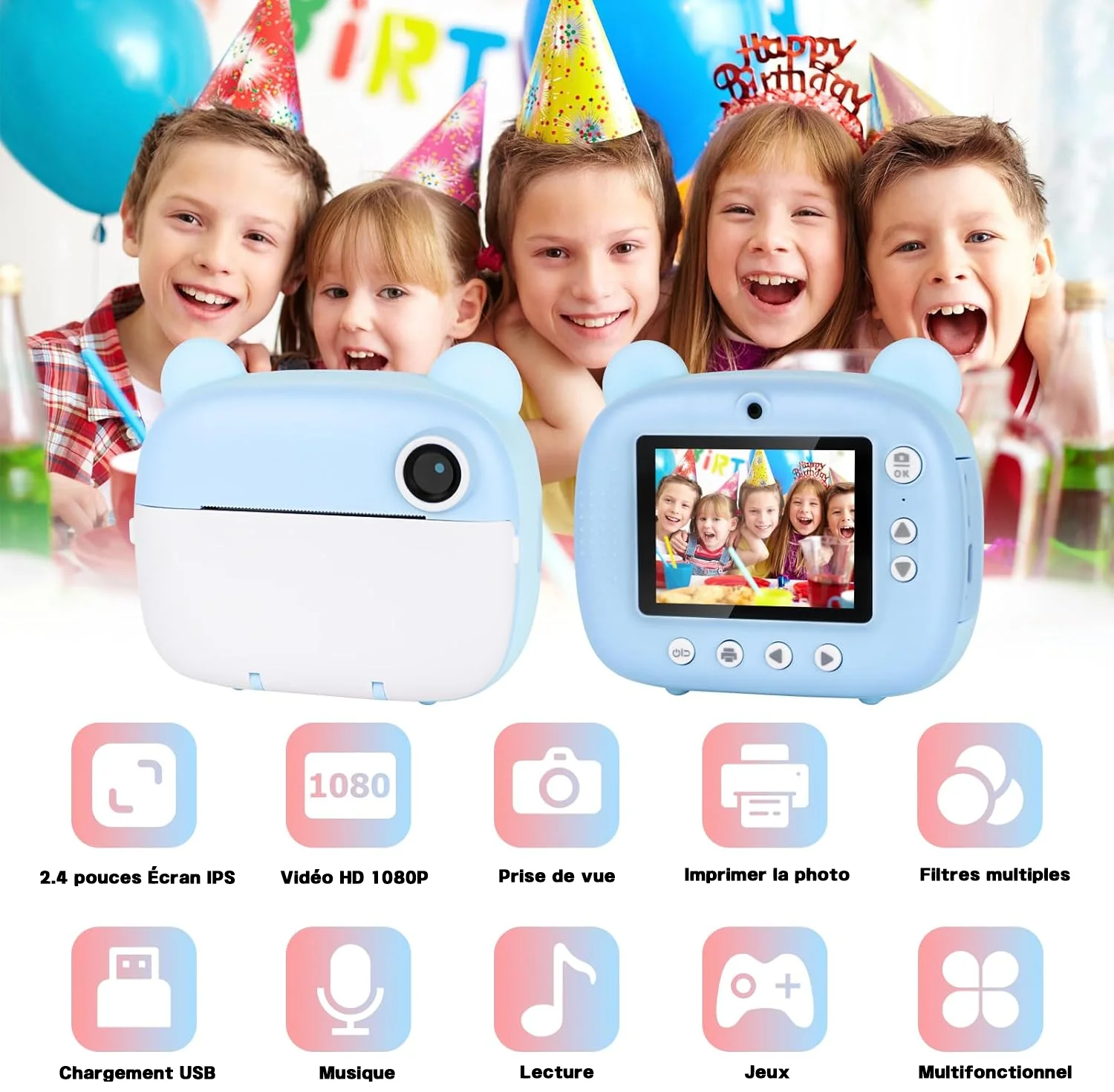 appareil photo enfant anniversaire fete