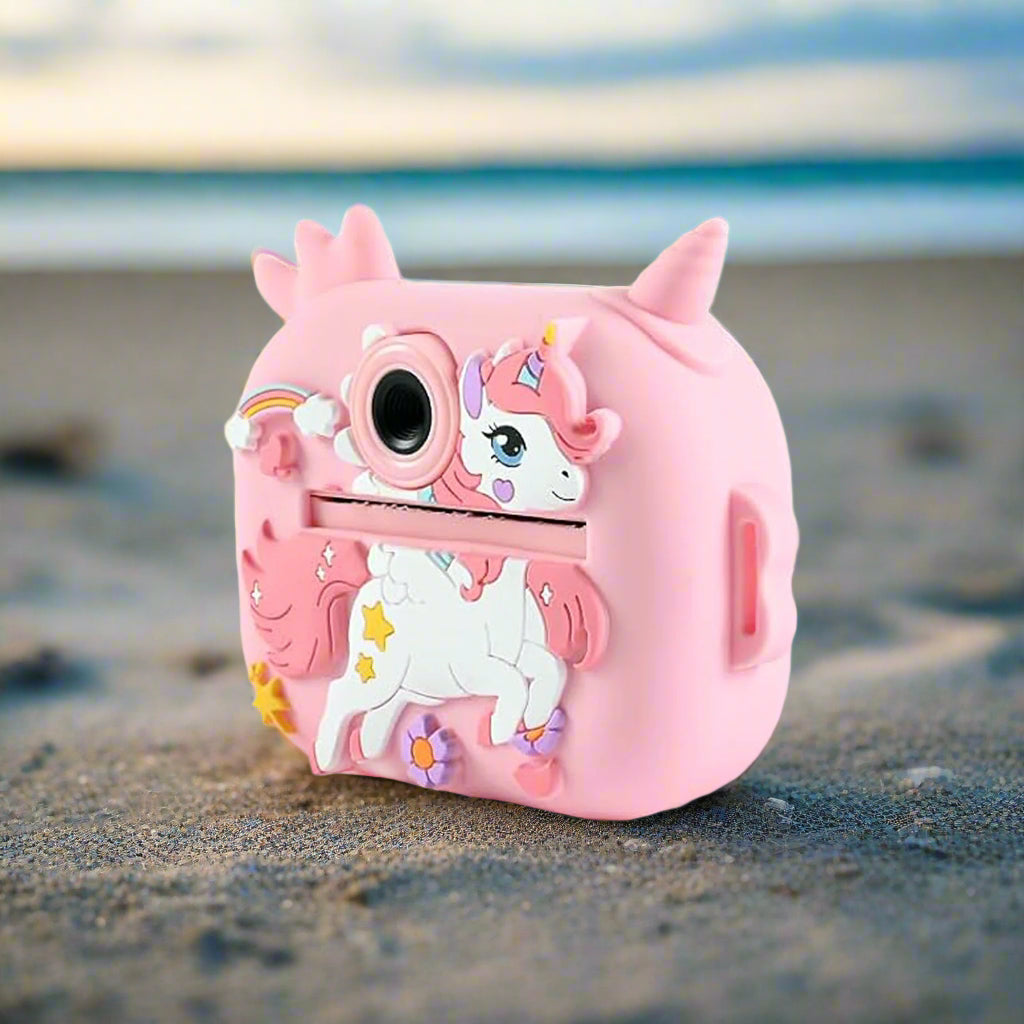 appareil photo enfant licorne rose