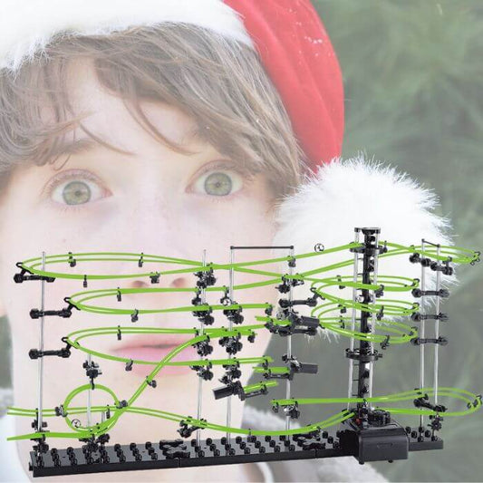 circuit de bille fluorescent idee cadeau de noel circuit billes jeu de construction 