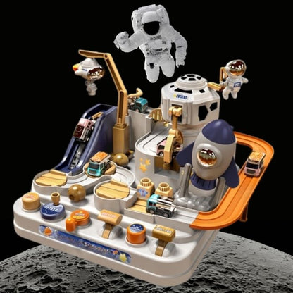 Circuit voiture pour enfant thèmatique de l'espace jouet montessori jeu éducatif l'enfant malin boutique