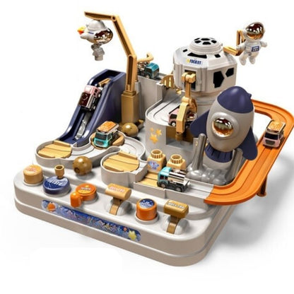 Circuit voiture pour enfant thèmatique de l'espace jouet montessori jeu éducatif l'enfant malin boutique