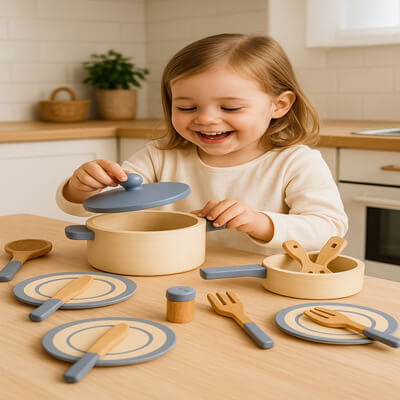 Dinette - Ma première cuisine en bois avec PetitChef™