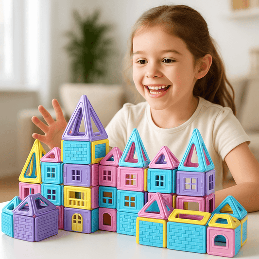 Jeu de construction magnétique - Jeu aimanté ChateauxReves™