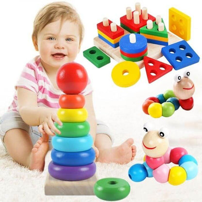 enfant heureux joue au jeu de construction en bois jouet de construction jeu de construction enfant jeu de construction en vois jeux de construction en bois jouet maison en bois jouets en bois jouet d'eveil en bois jouet educatif en bois jeux éducatifs boutique enfant malin