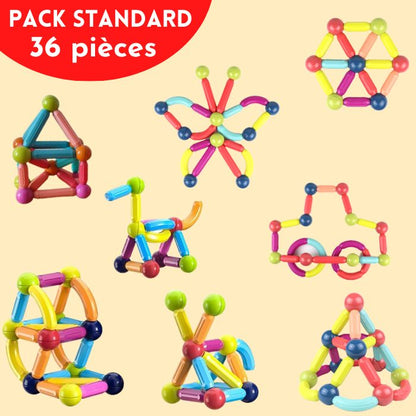 jeu de construction magnétique pour les enfants jeux aimantés magnetic stick jeu magnétique