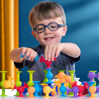 Construction games with suction cups - The POP-LA™ suction cup game