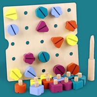 enfants Puzzle en bois jouets bébé numéro lettre Cognition jouet enfants  main saisir numérique apprentissage précoce conseil éd N°3
