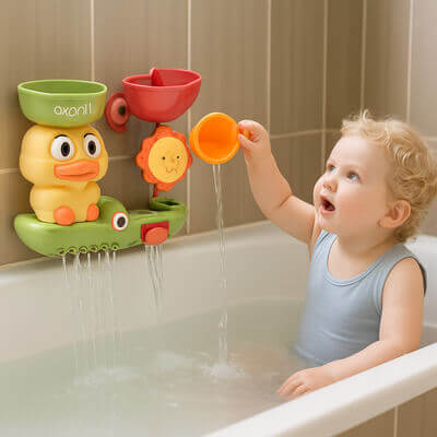 jouet de bain coloré pour éveiller et amuser bébé
