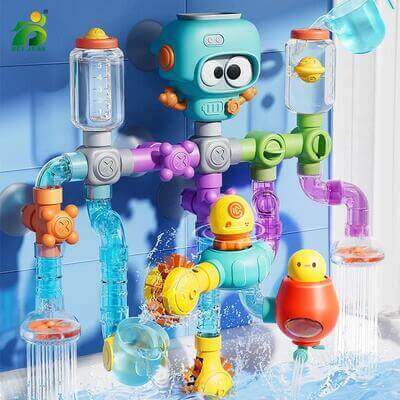 Jouet de bain multicolore pour bébé