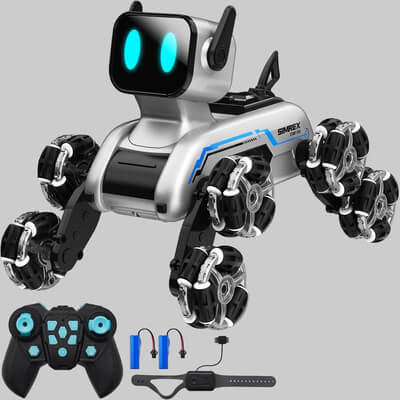 jouet chien robot RC pour garçon et fille