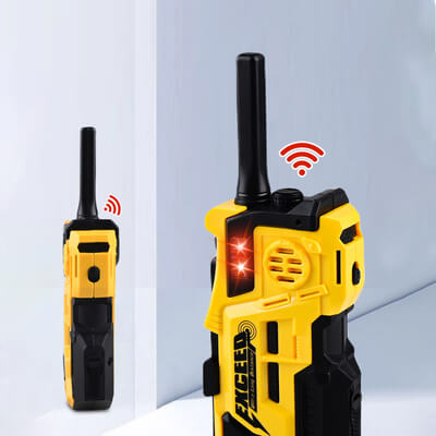 talkie walkie jaune pour enfant jouet d’extérieur 