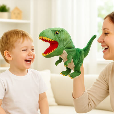 jouets dinosaures marionnette pour jeux de rôle et histoires créatives