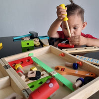 Jouet d'éveil en bois - Jeu de construction en bois pour motricité fine –  L'Enfant Malin