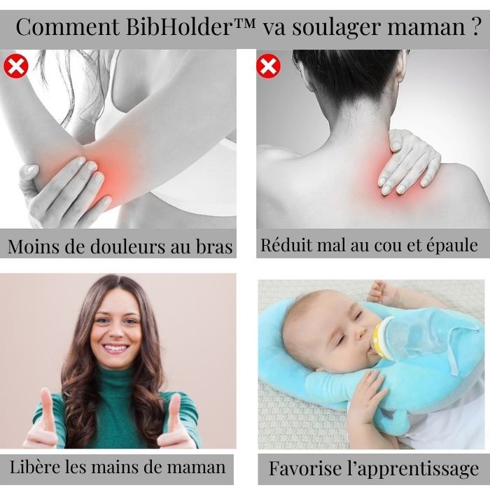 le porte biberon BibHolder porte biberon main libre repose biberon oreiller bebe biberon bebe