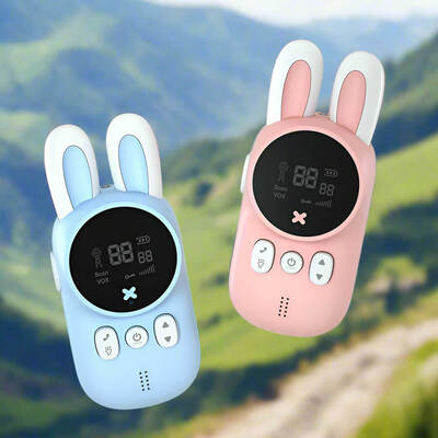 talkie walkie enfant design lapin mignon