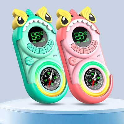 Talkie walkie enfant au design licorne coloré avec boussole intégrée

