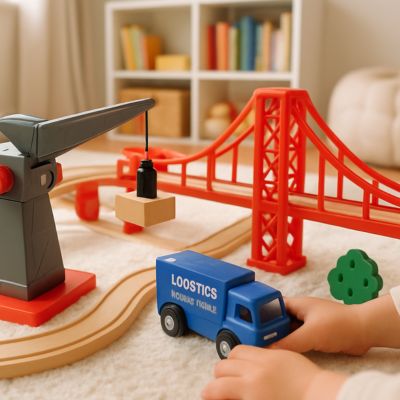 petit train en bois pour enfants