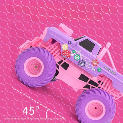 voiture-télécommandée-drift-voiture-télécommandée-voiture-télécommandée-tout-terrain-voiture-idee-cadeau-de-noel-petite-fille-rose