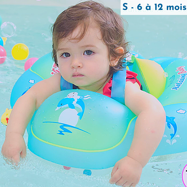 Bouée enfant avec ombrelle pour piscine et plage - Bouée pour bébé –  L'Enfant Malin