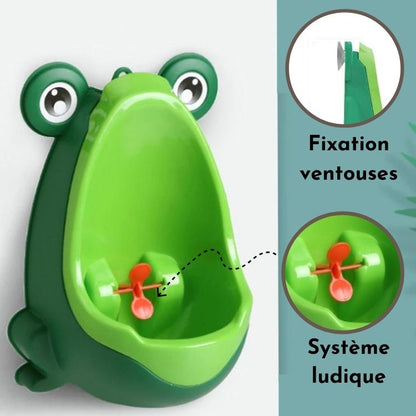 Boy's adjustable training urinal - Piny the Frog