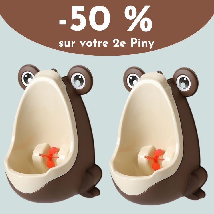 Boy's adjustable training urinal - Piny the Frog