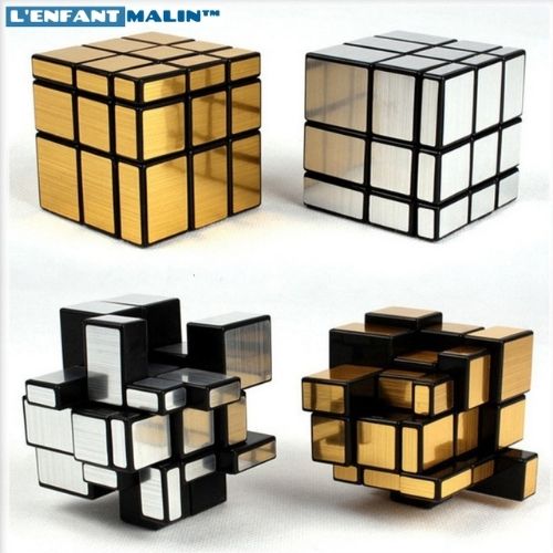 casse tete chinois casse tete rubix cube couleur or et argent anti stress boutique jeu éducatifs enfant malin adulte et enfant